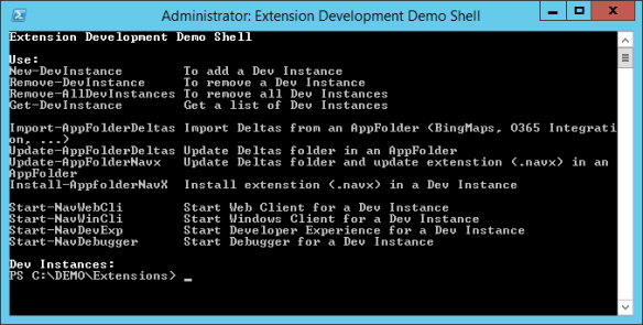 extensiondevelopmentshell